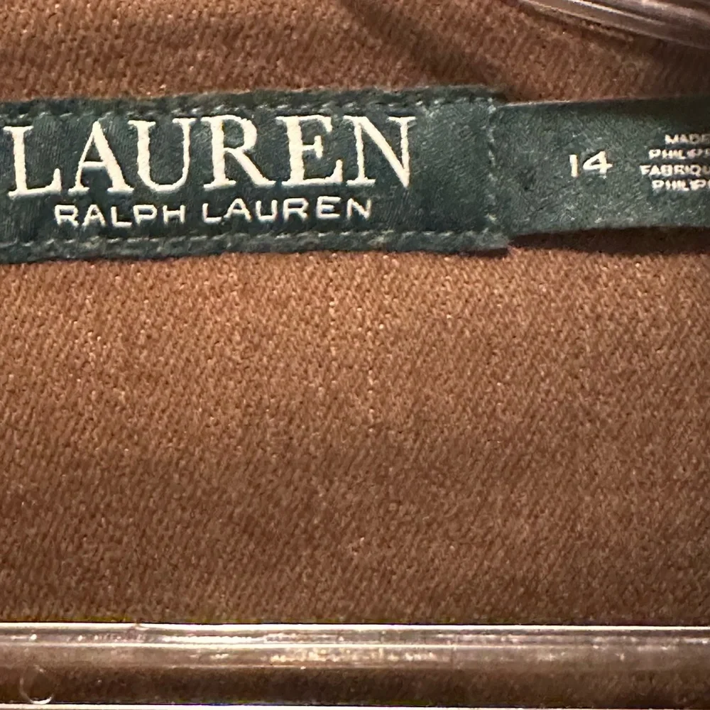 Ralph Lauren bomber jacket. Brown, Size 14. Great condition - Picture 2 of 8